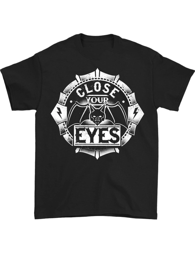 Rockinstone - T-shirt Feche os olhos, morcego