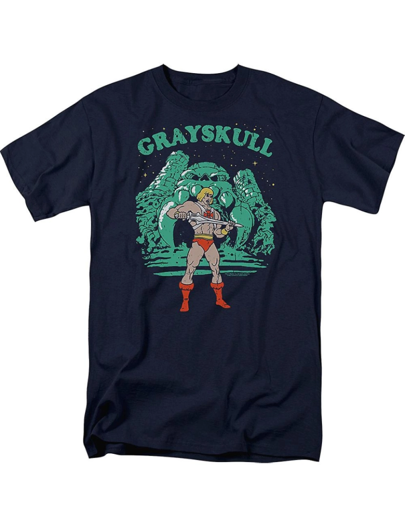 Rockinstone - T-shirt Grayskull Mestres do Universo