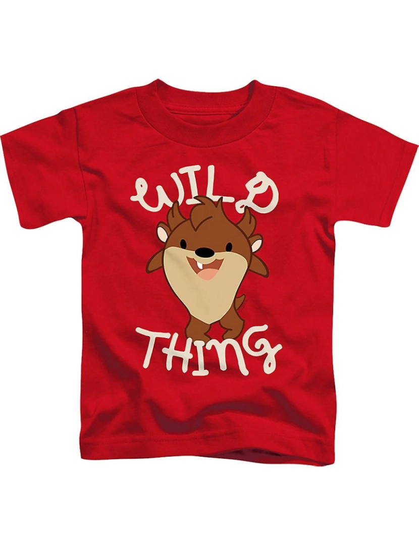 Rockinstone - T-shirt Camisa juvenil Wild Thing Baby Taz Looney Tunes