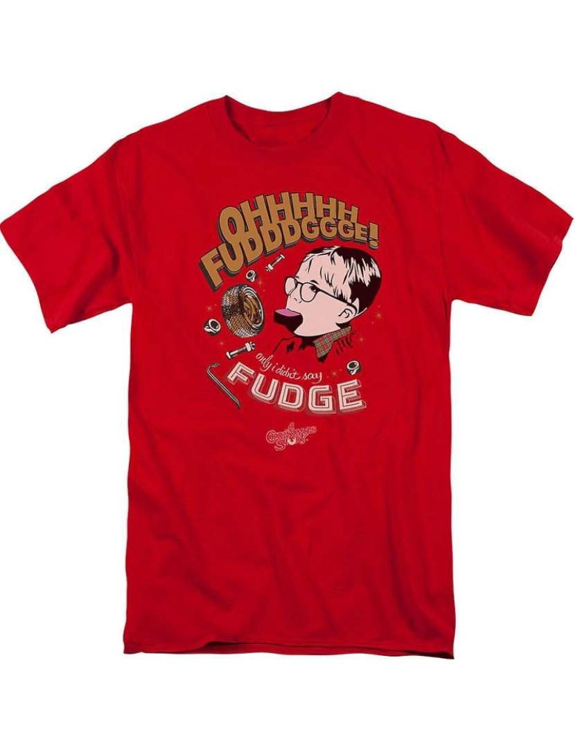 imagem de T-shirt Uma História de Natal Fudge Adulto1