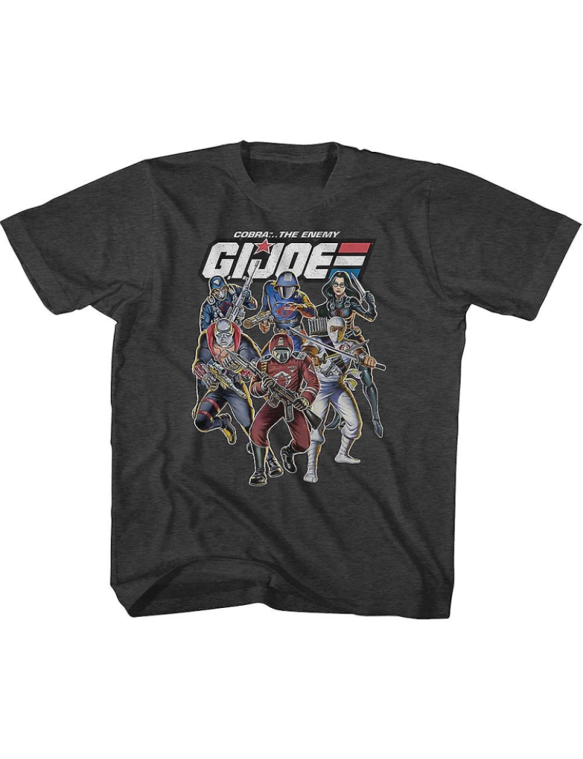 Rockinstone - T-shirt Camisa GI Joe para membros jovens do Cobra