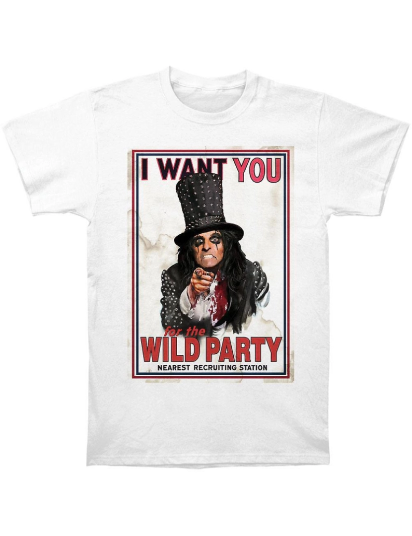 Rockinstone - T-shirt Alice Cooper quer você