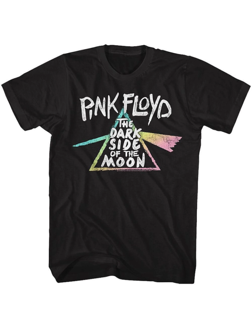 Rockinstone - T-shirt Gradiente do lado escuro do Pink Floyd