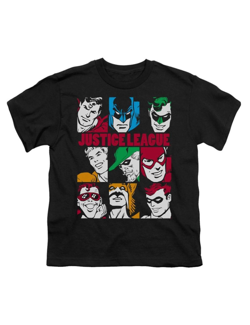 Rockinstone - T-shirt DC Comics Nove Blocos de Justiça