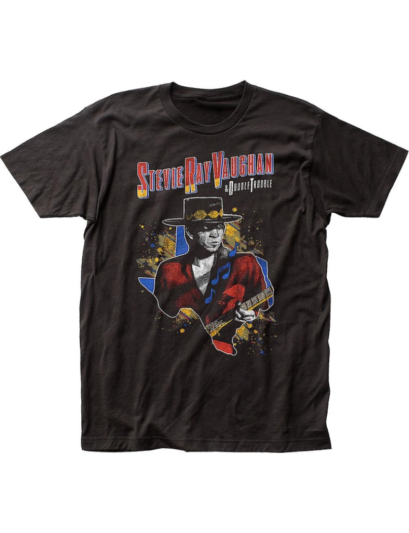 imagem de T-shirt Stevie Ray Vaughan e problema duplo1