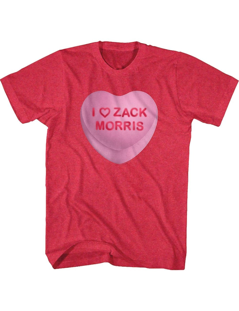 Rockinstone - T-shirt Zack Morris Candy Heart salvo pelo sino