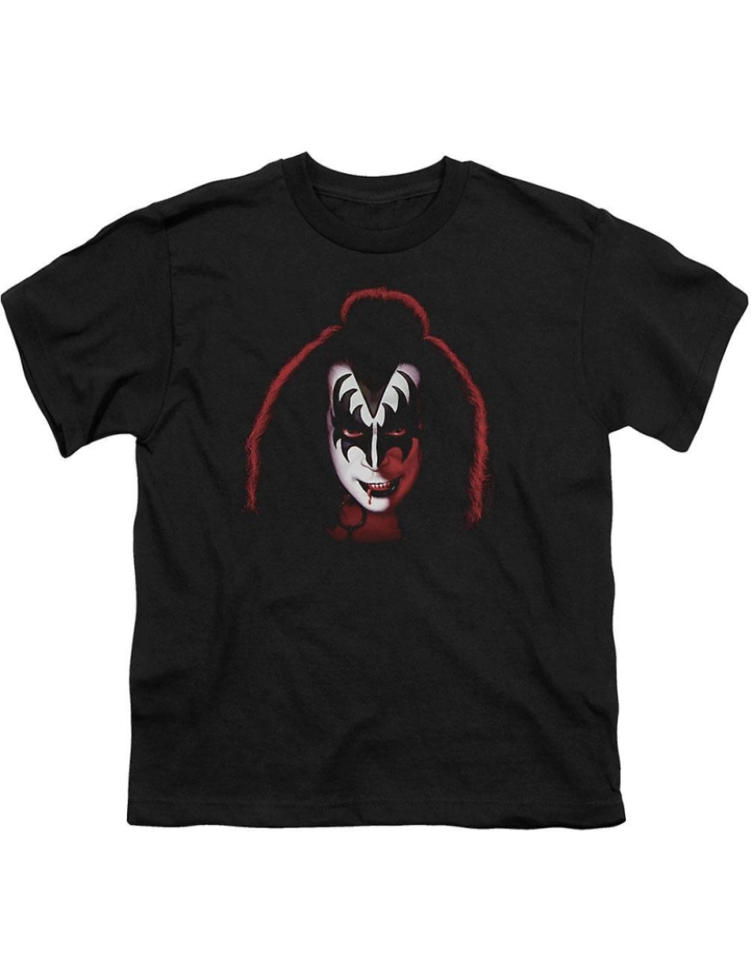 Rockinstone - T-shirt KISS Gene Simmons capa juvenil