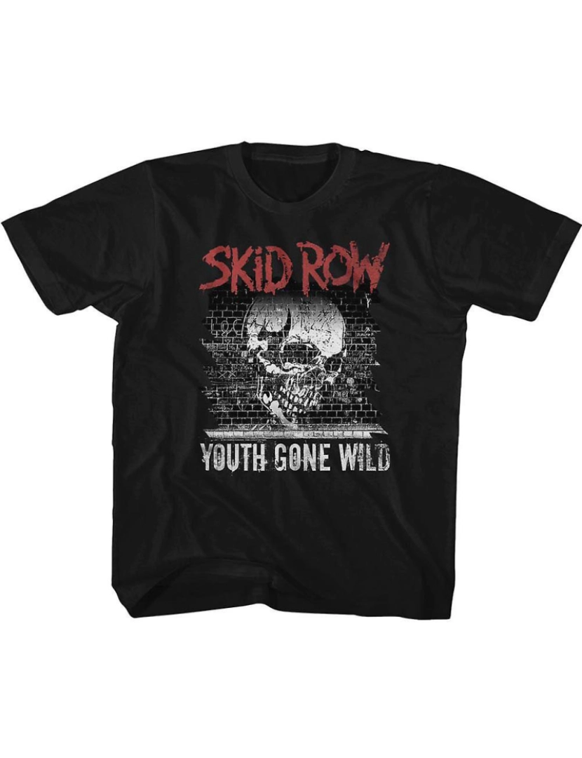 Rockinstone - T-shirt Skid Row Graffiti enlouquecido pela juventude