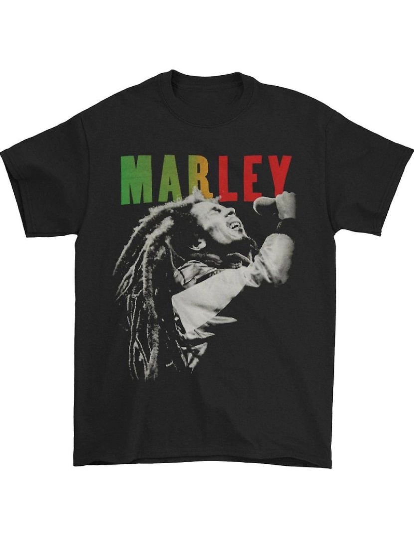 Rockinstone - T-shirt Bob Marley cantando