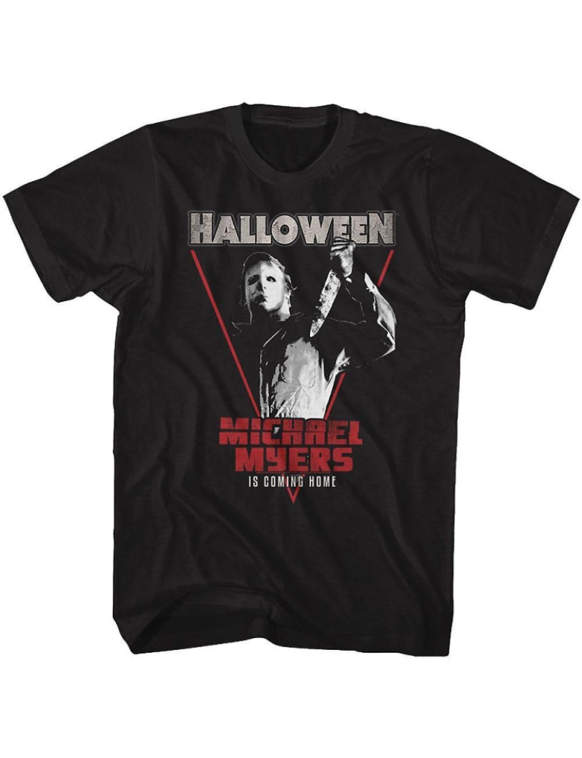 Rockinstone - T-shirt Halloween Michael voltando para casa