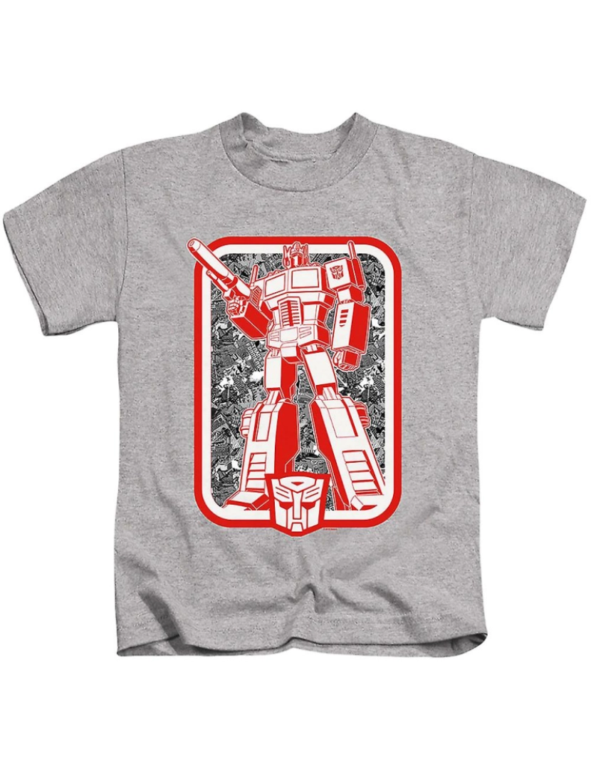 Rockinstone - T-shirt Camisa Juventude Autobots Líder Optimus Prime Transformers