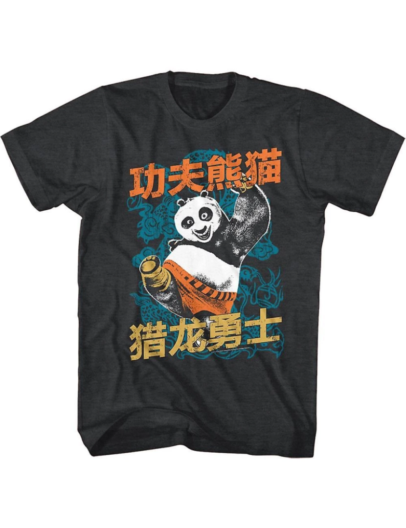 Rockinstone - T-shirt Kung Fu Panda Dragão Guerreiro