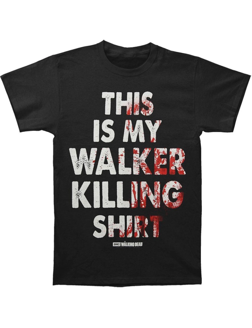 Rockinstone - T-shirt Walking Dead Walker matando