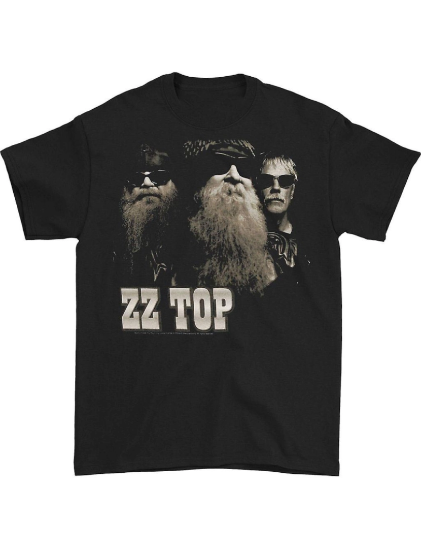 Rockinstone - T-shirt Excursão fotográfica ZZ Top P&B 2012