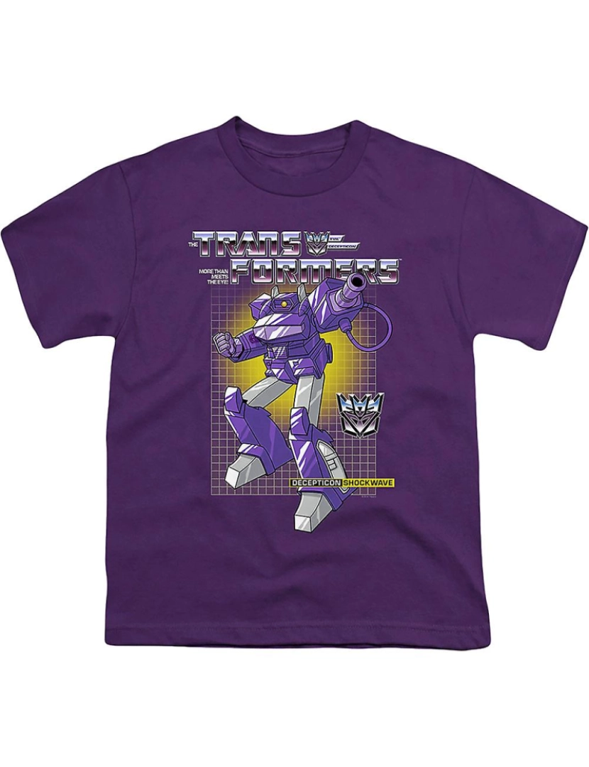 Rockinstone - T-shirt Camisa juvenil Decepticon Shockwave Transformers