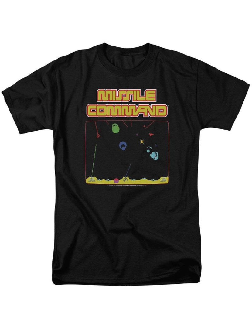 Rockinstone - T-shirt Atari Missle Tela Adulto