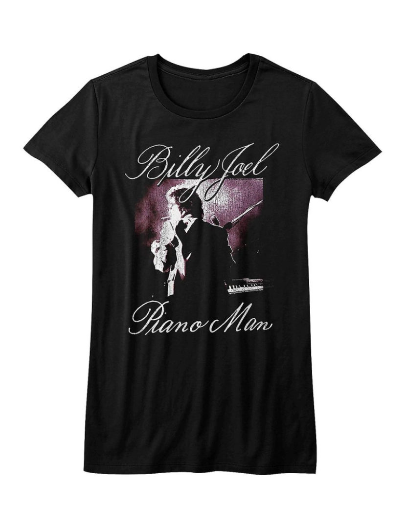 Rockinstone - T-shirt Camisa Junior Piano Man Billy Joel