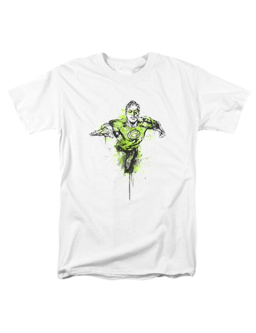 Rockinstone - T-shirt Lanterna Verde com tinta