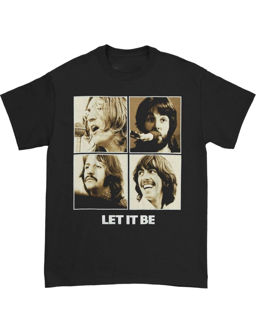 Rockinstone - T-shirt Beatles deixe estar