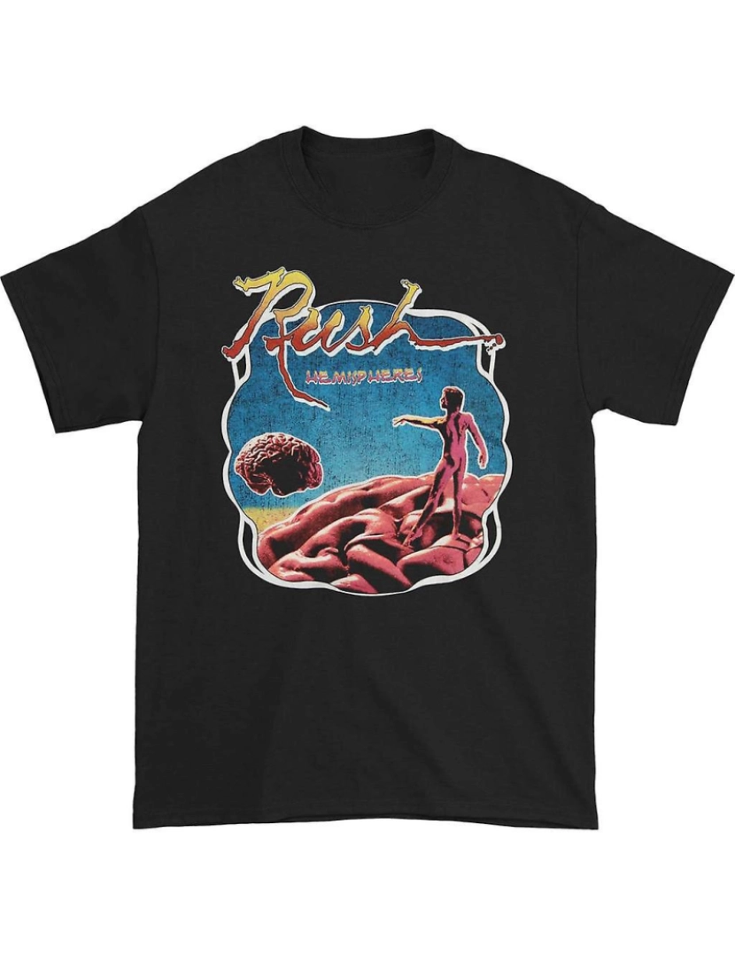 Rockinstone - T-shirt Capa do álbum Rush Hemispheres