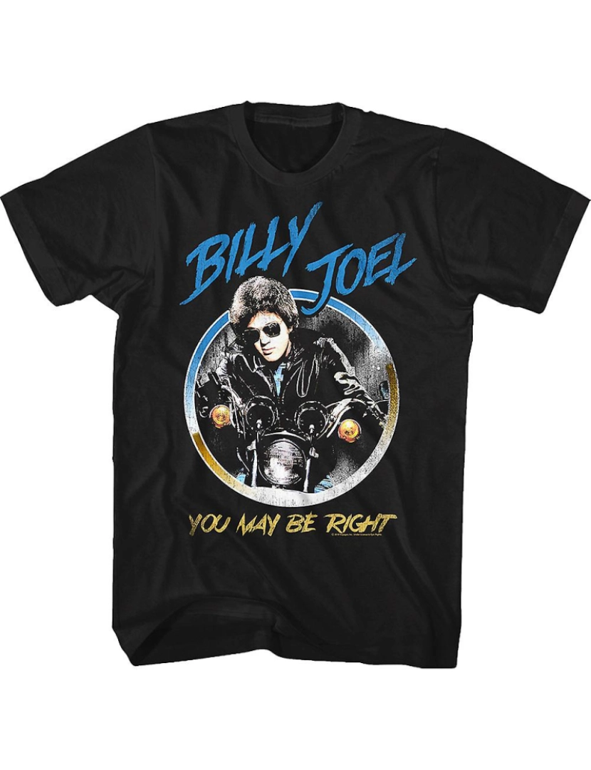 Rockinstone - T-shirt Você pode estar certo Billy Joel