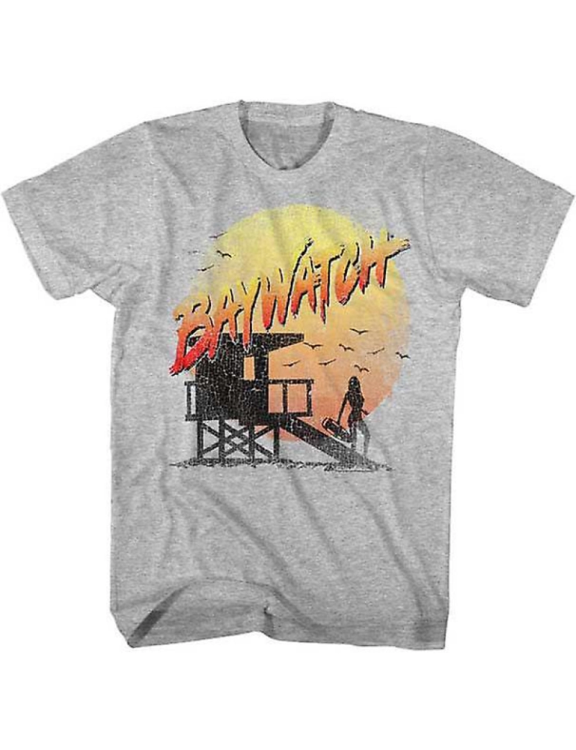 Rockinstone - T-shirt Silhueta Baywatch