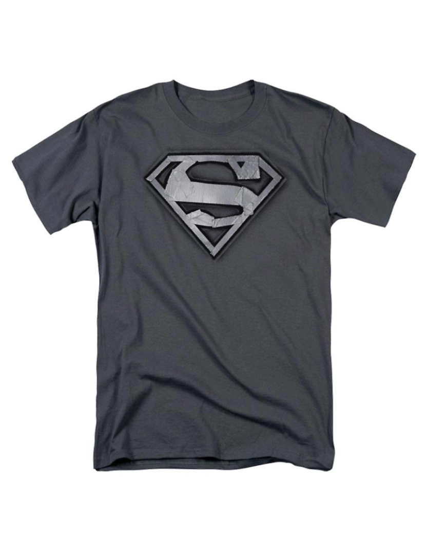 Rockinstone - T-shirt Escudo de fita adesiva do Superman