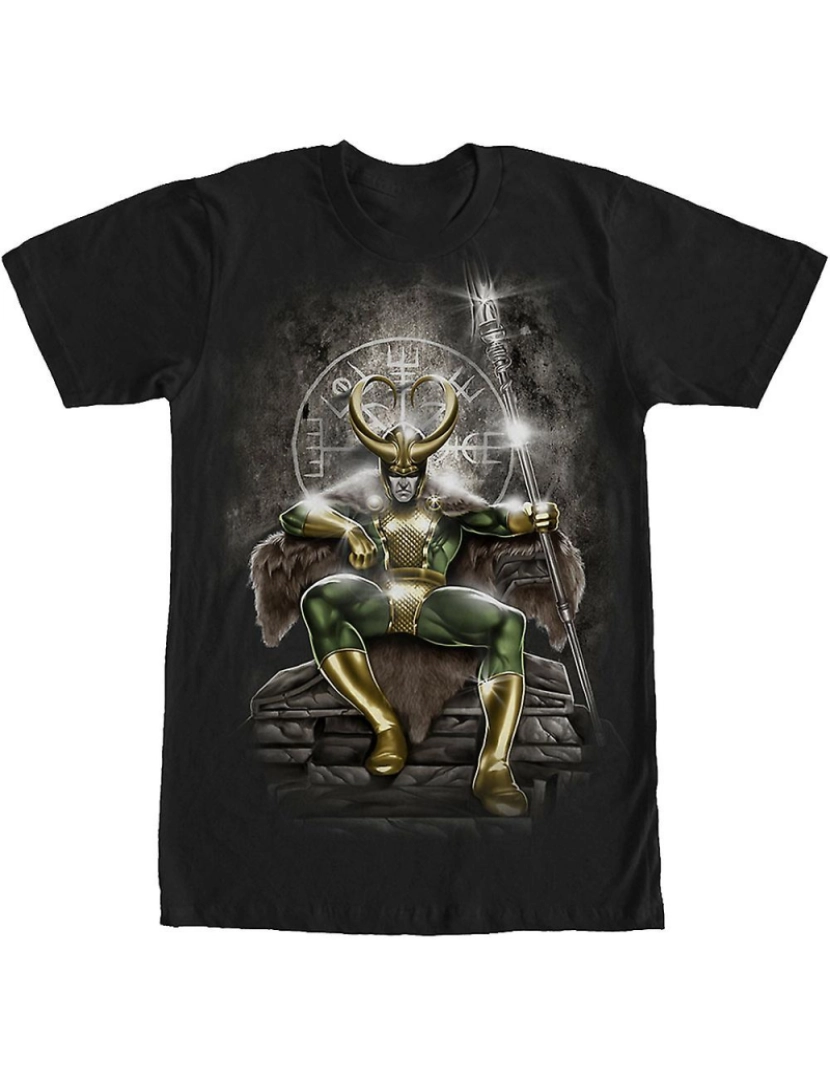 Rockinstone - T-shirt Trono de Loki da Marvel