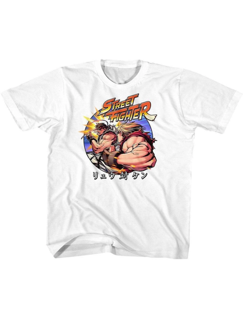 Rockinstone - T-shirt Street Fighter Ryu Vs Ken Juventude