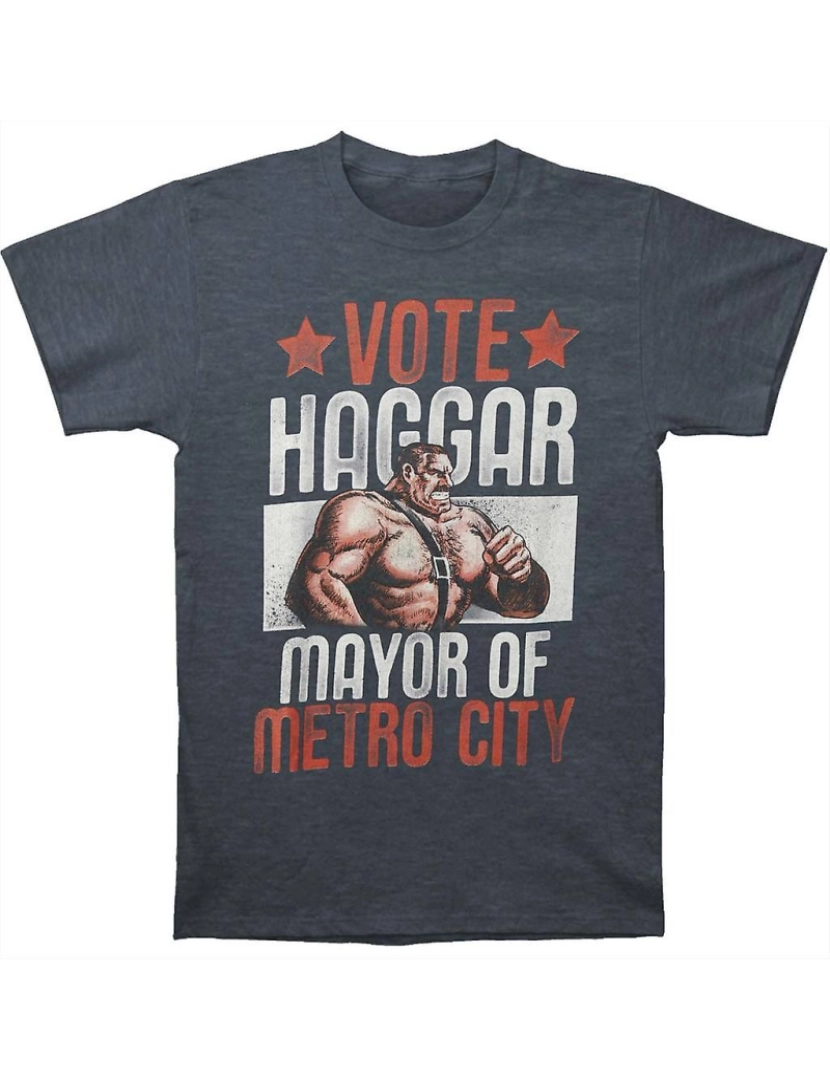 Rockinstone - T-shirt Votação da luta final Haggar