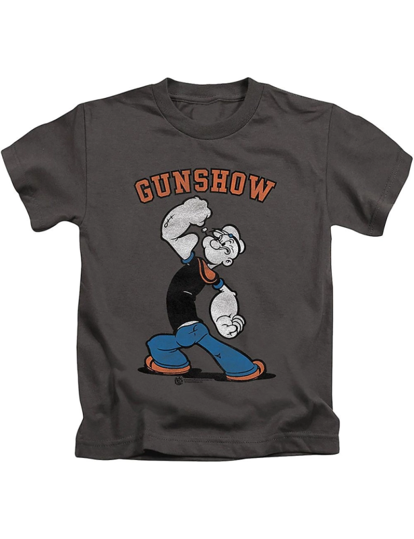 Rockinstone - T-shirt Camisa juvenil do Gunshow Popeye