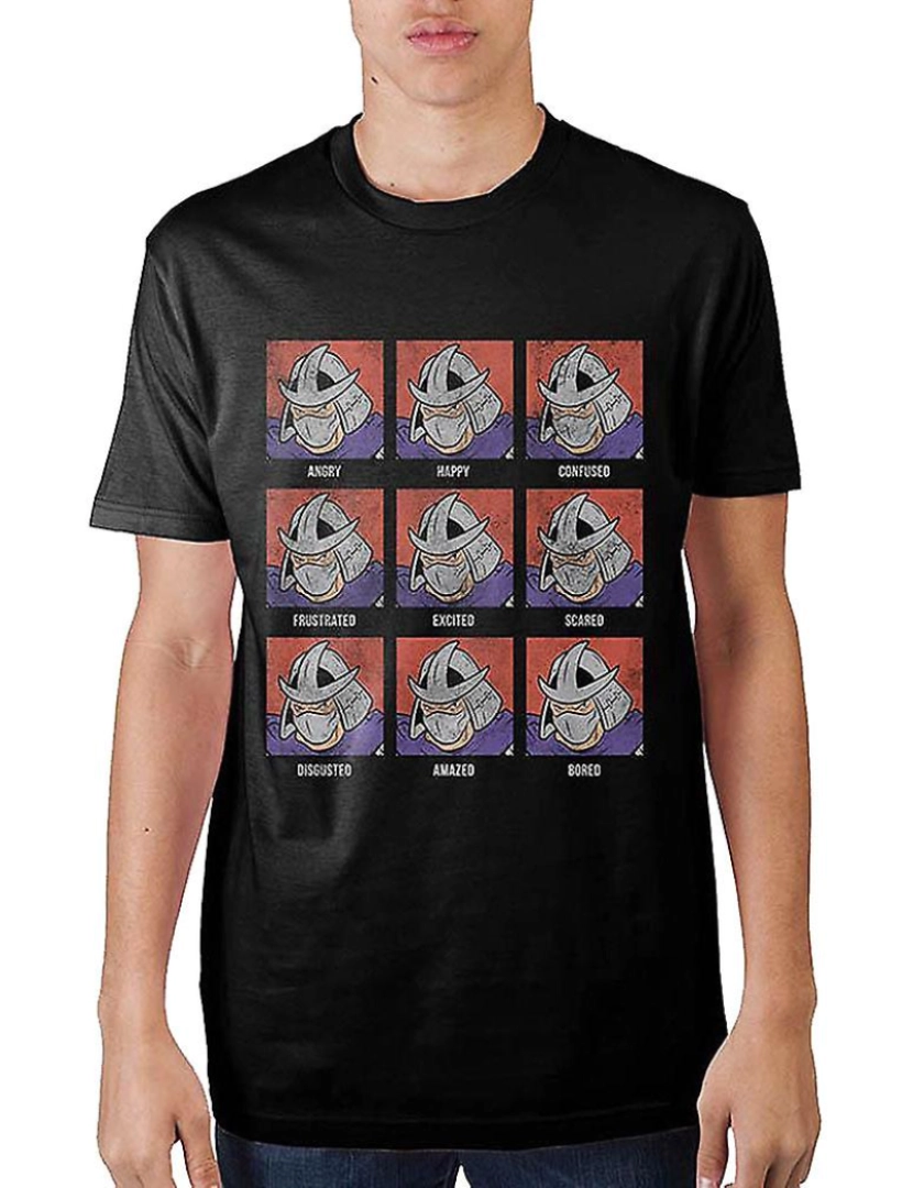 imagem de T-shirt Os muitos humores das tartarugas ninja adolescentes mutantes Shredder1