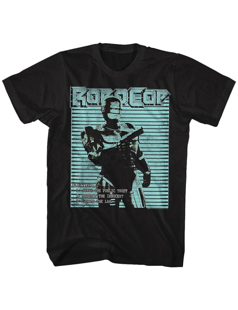 Rockinstone - T-shirt Objetivos Robocop