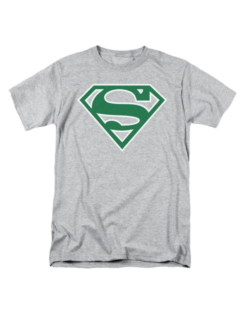 Rockinstone - T-shirt Escudo Verde e Branco do Superman