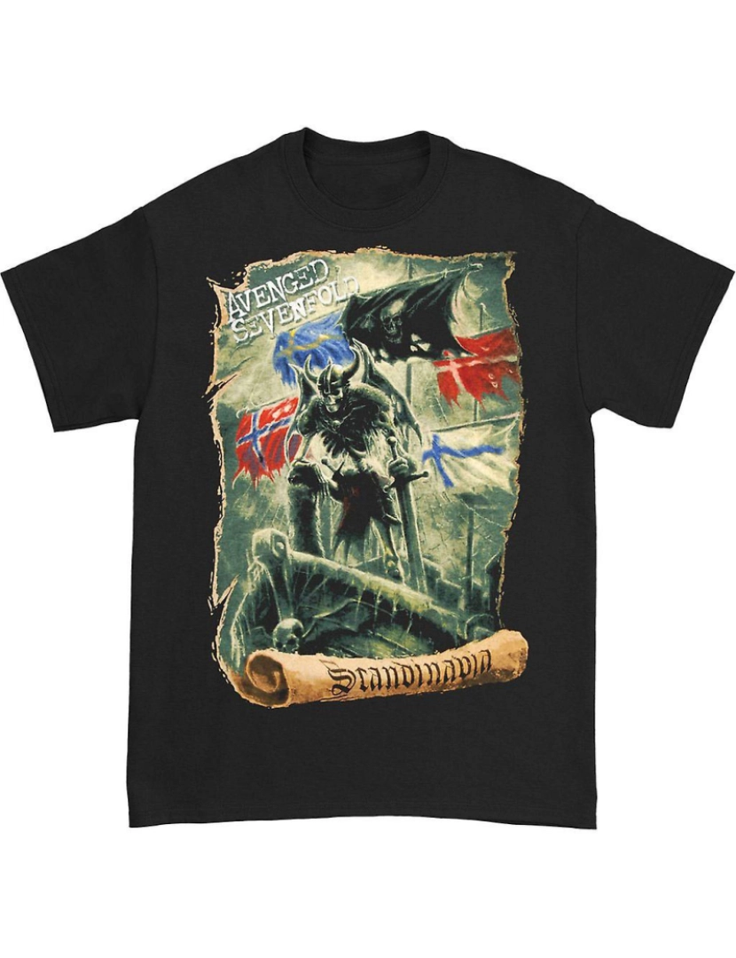 Rockinstone - T-shirt Avenged Sevenfold Escandinávia