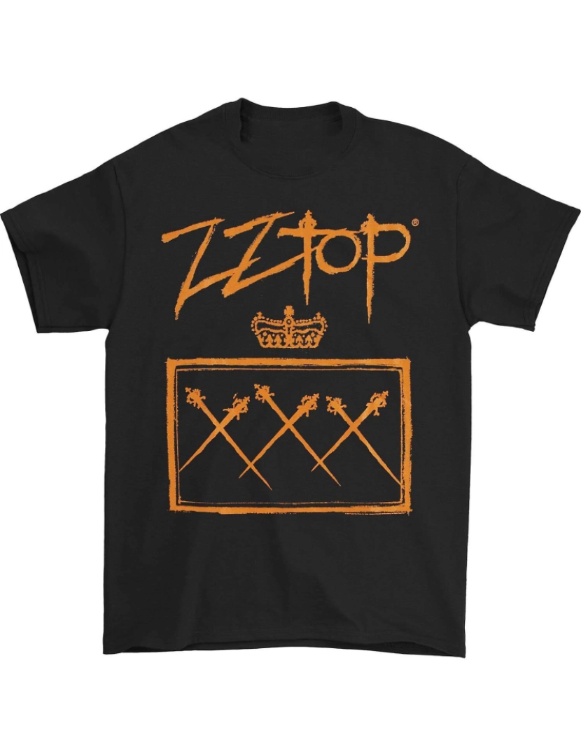 Rockinstone - T-shirt Turnê ZZ Top Crown 2013