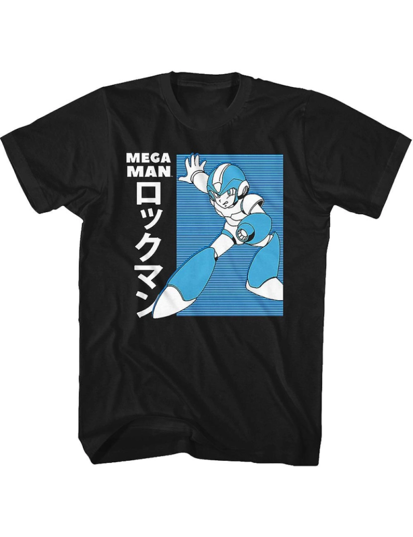 imagem de T-shirt Mega Man Japonês1