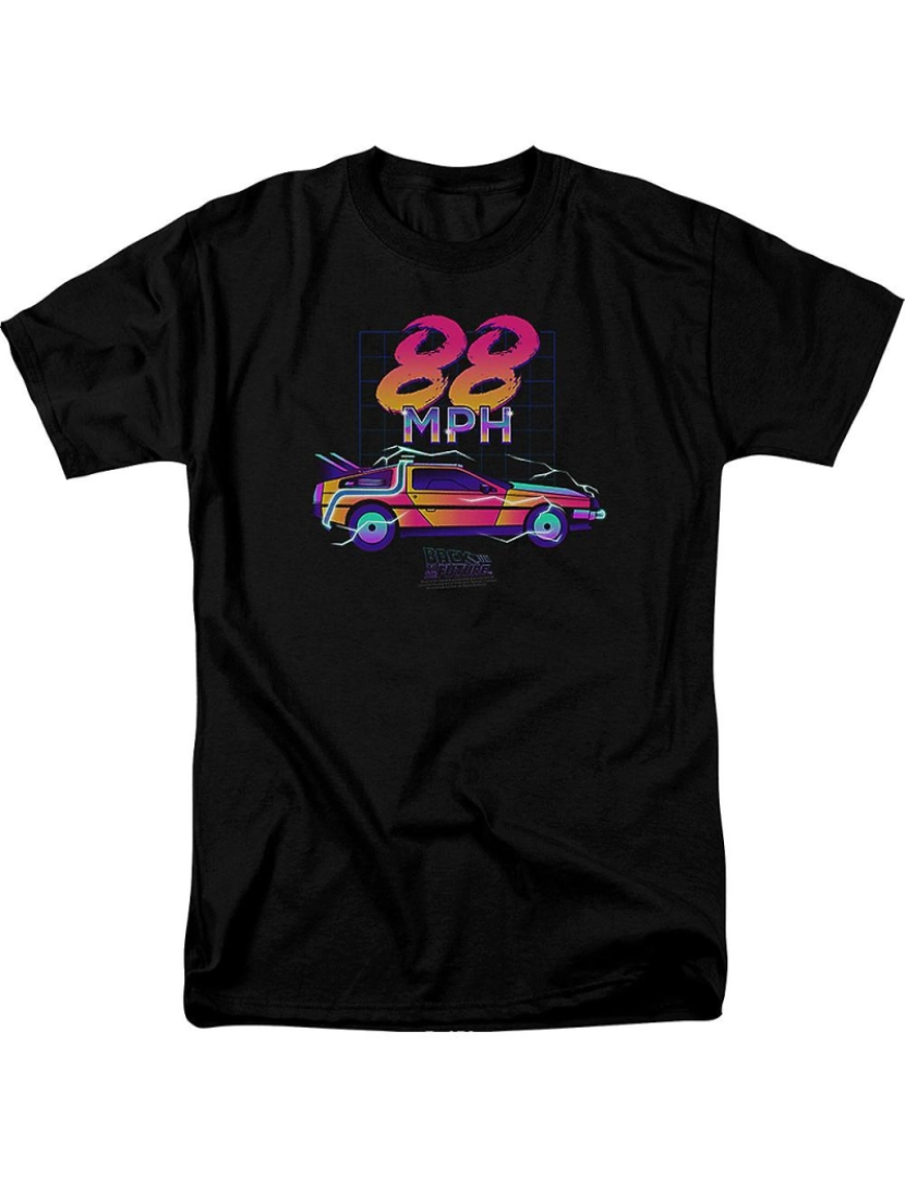 Rockinstone - T-shirt 88 MPH de volta ao futuro