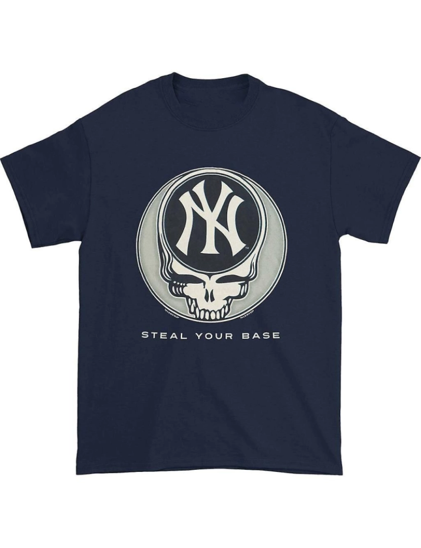 Rockinstone - T-shirt Grateful Dead New York Yankees roubam sua base