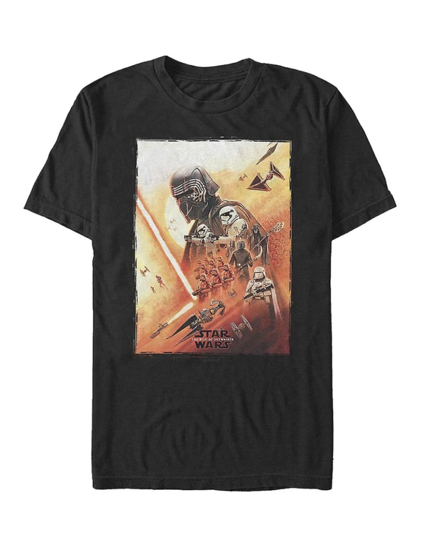 Rockinstone - T-shirt Pôster do Lado Negro de A Ascensão Skywalker Star Wars