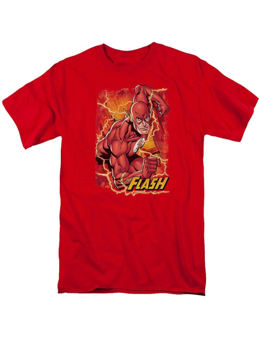 Rockinstone - T-shirt Supervelocidade Flash DC Comics