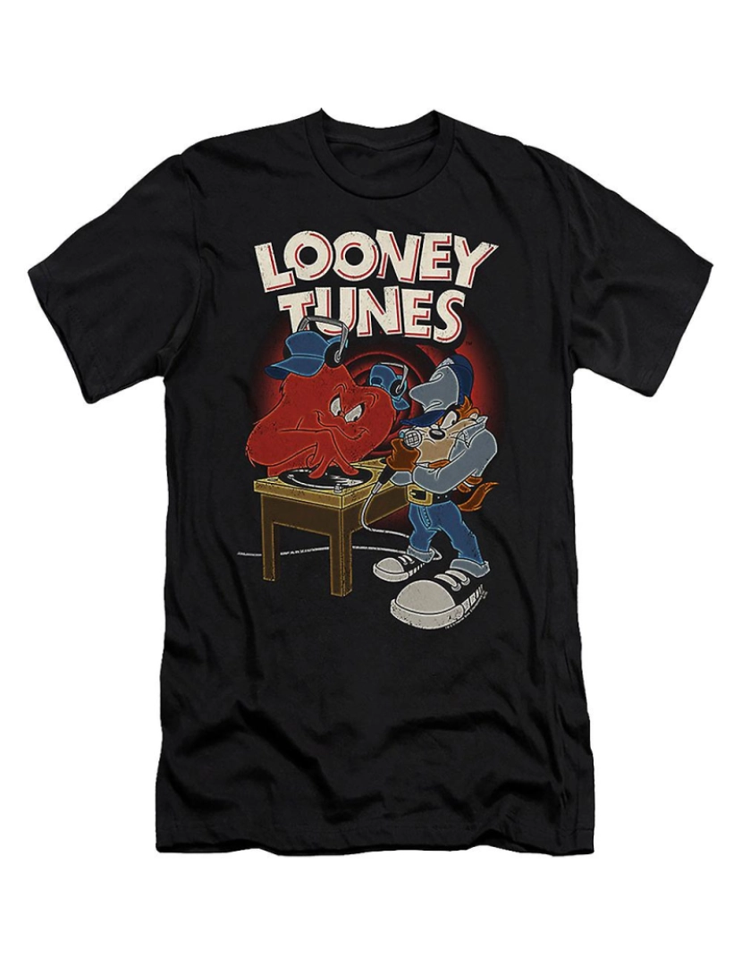 imagem de T-shirt DJ Gossamer e MC Taz Looney Tunes1