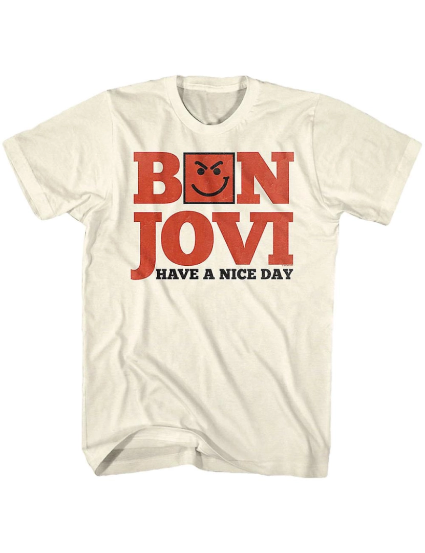 Rockinstone - T-shirt Tenha um bom dia Bon Jovi