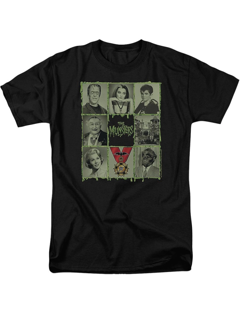 Rockinstone - T-shirt Colagem Munsters