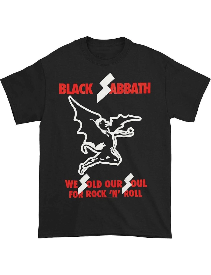 Rockinstone - T-shirt Black Sabbath vendeu nossa alma