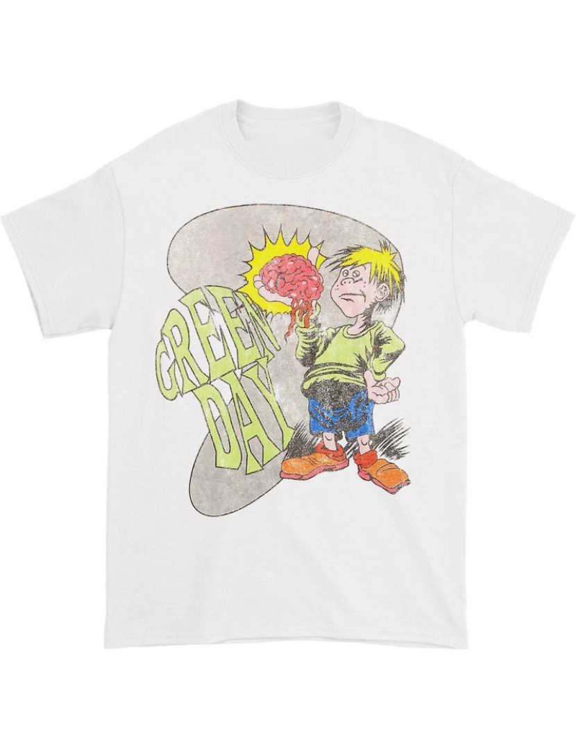 Rockinstone - T-shirt Camiseta Green Day Brain Boy