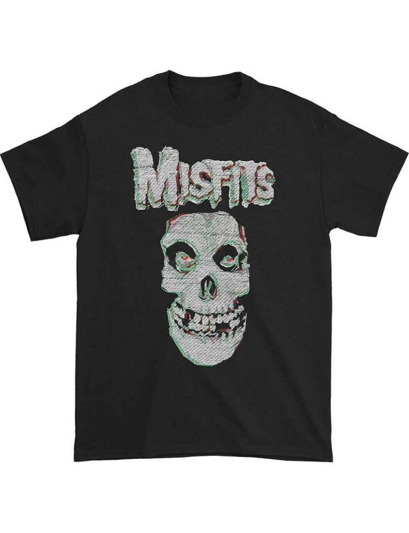 Rockinstone - T-shirt Camiseta masculina Misfits Skull Threadpixel