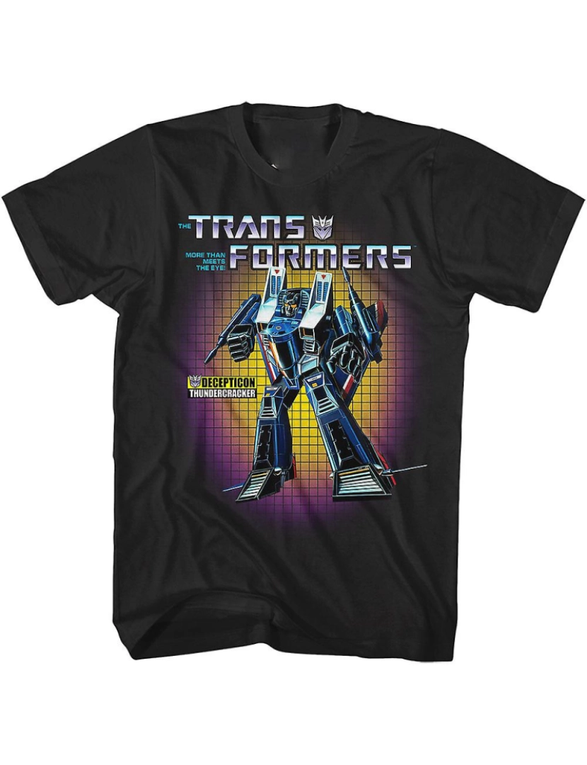 Rockinstone - T-shirt Transformadores Thundercracker da Box Art