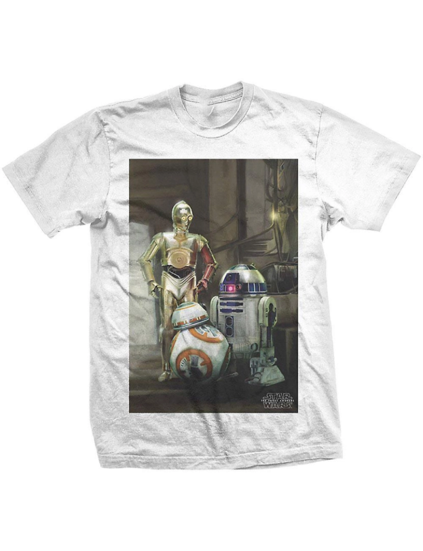 Rockinstone - T-shirt Star Wars Três Droides