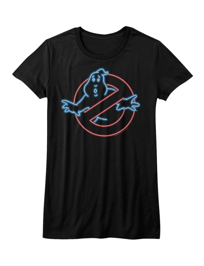 Rockinstone - T-shirt Camiseta Junior Neon Logo Real Ghostbusters